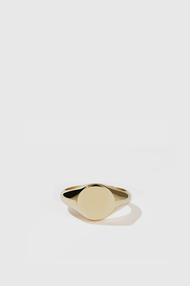 Sunset Signet Ring - Gold Plated
