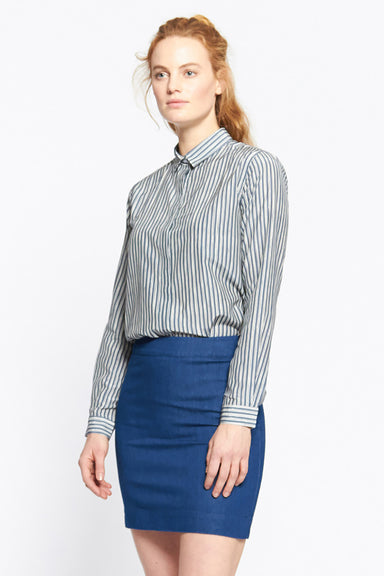 Violet L/S Shirt - Blue Stripe