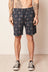 Beach Boy Short - 3D Palm Black