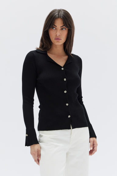 Anala Knit Shirt - Black