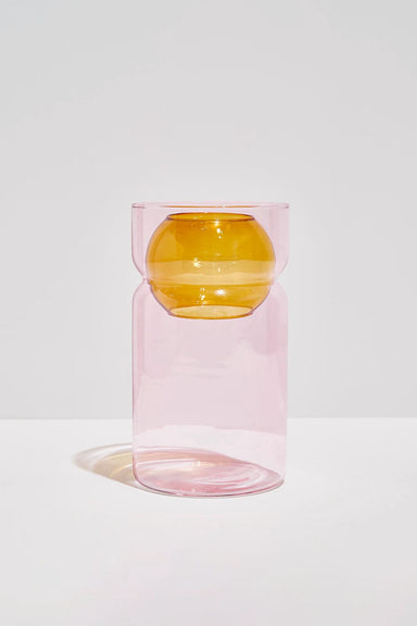 Balance Vase - Pink / Amber