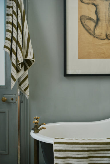 Franklin Bath Towel - Caper/Chalk