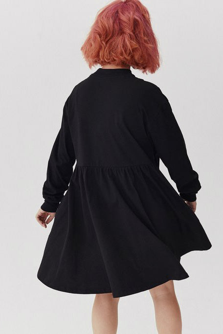 Long Sleeve Sally Dress - Black