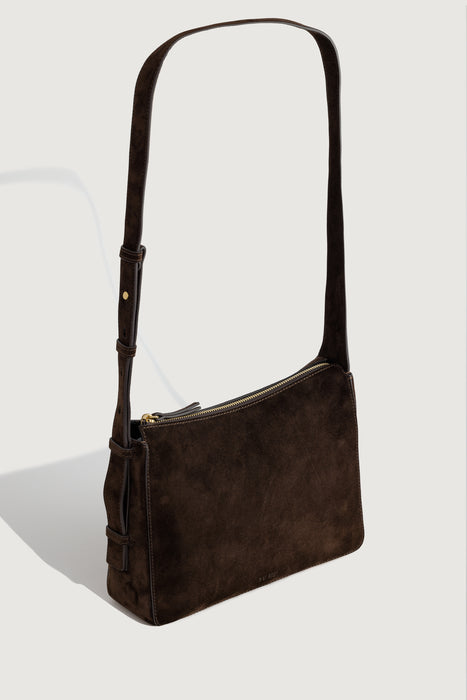 Brooke Bag - Coffee Suede