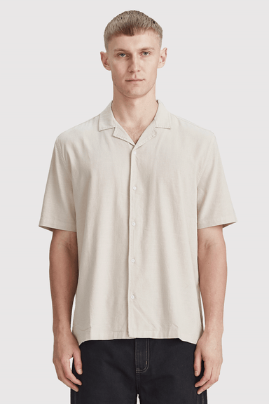Revere Collar Shirt - Pumice