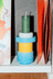 Candle Stack 03 - Yellow / Blue