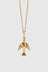 Dove Charm Necklace - Gold Plated