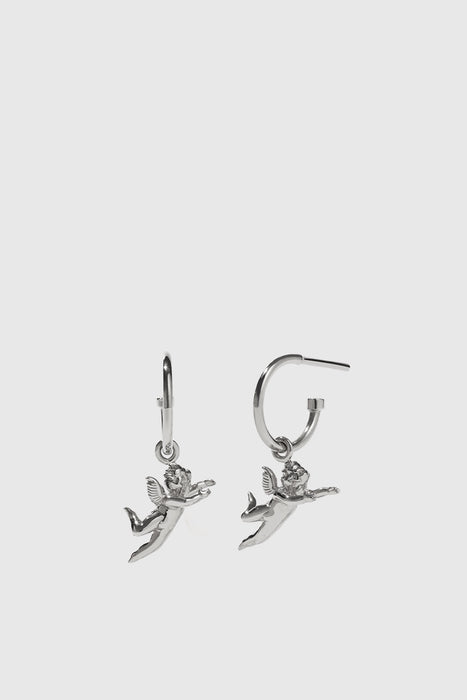 Cherub Signature Hoops - Sterling Silver