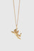 Cherub Charm Necklace - Gold Plated