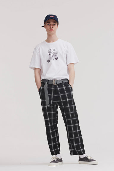 Plaid Pants - Black