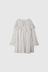 Celia Ruffle Mini Dress - White