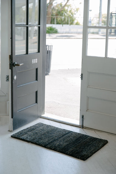 Hand Knotted Jute Entrance Mat - Fossil
