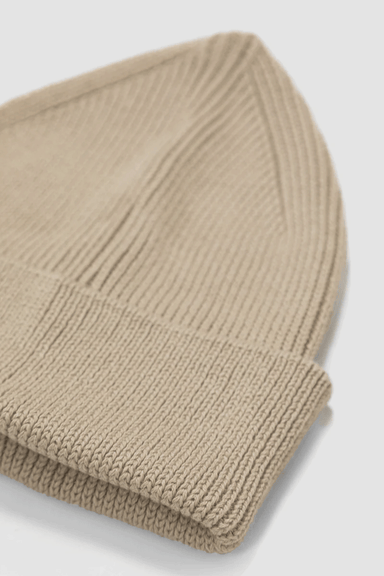 The English Difference Cuff Beanie - Putty