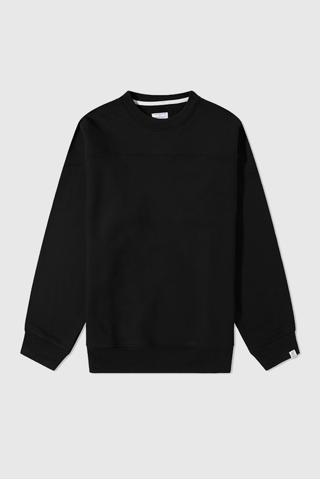 Drop Out Sports Panel Sweatshirt - Black
