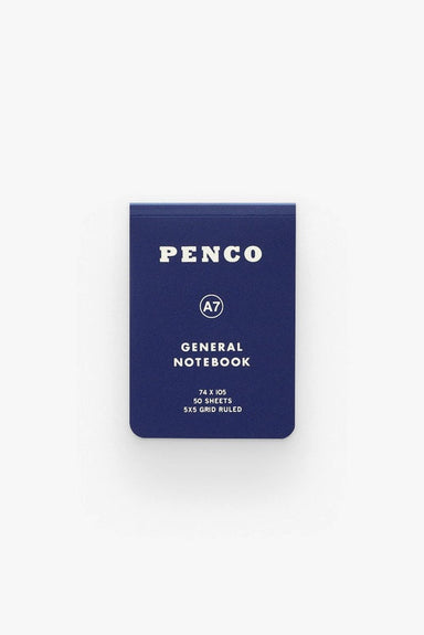 General Notebook Grid A7 - Navy