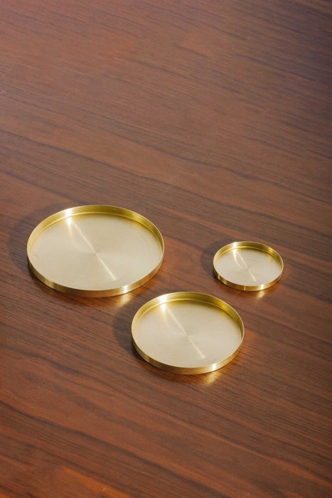 150mm Tray - Spun Brass