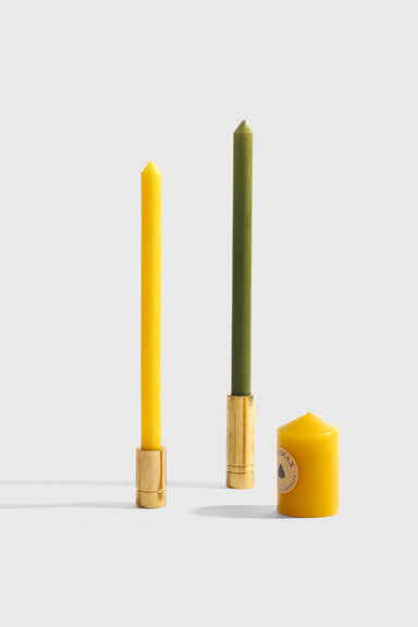 330mm Household Taper Candle - Olive