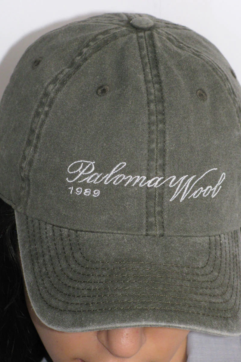 Paloma Wool Spah Cap - Washed Black / Stone | Infinite Definite | NZ
