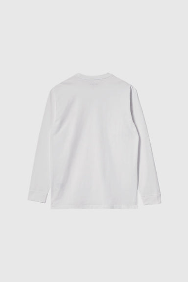 L/S Chase T-Shirt - White / Gold
