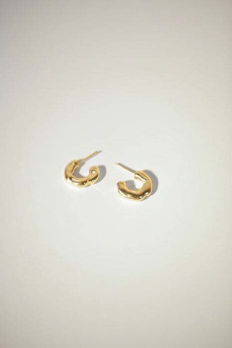 Melt Hoops - Gold Plated