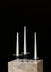 Abacus Candle Holder 5.5cm - Clear