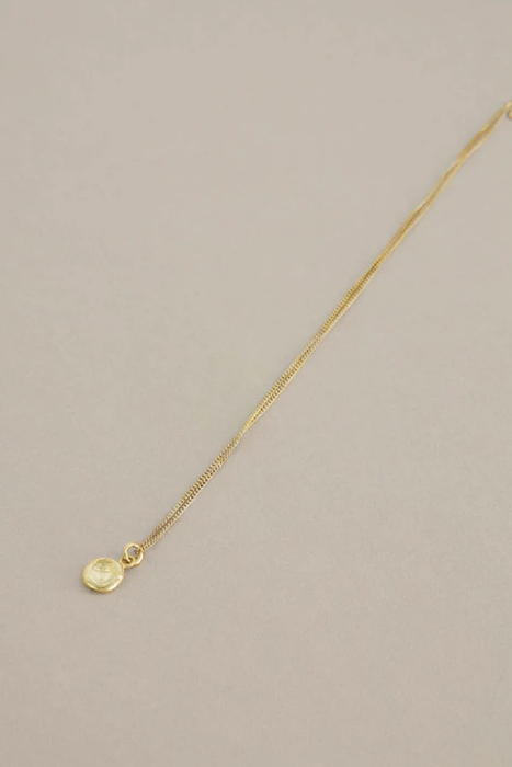 Mini Coin Necklace - Gold Plated