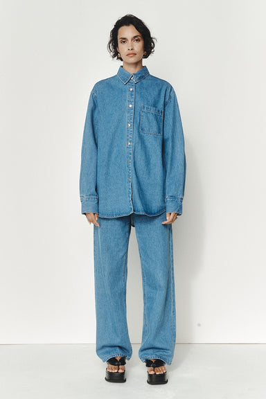 Alfalfa Shirt - Vintage Blue