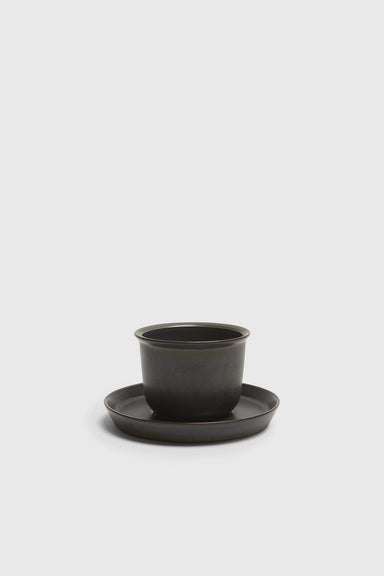 Tea Cup & Saucer - Black