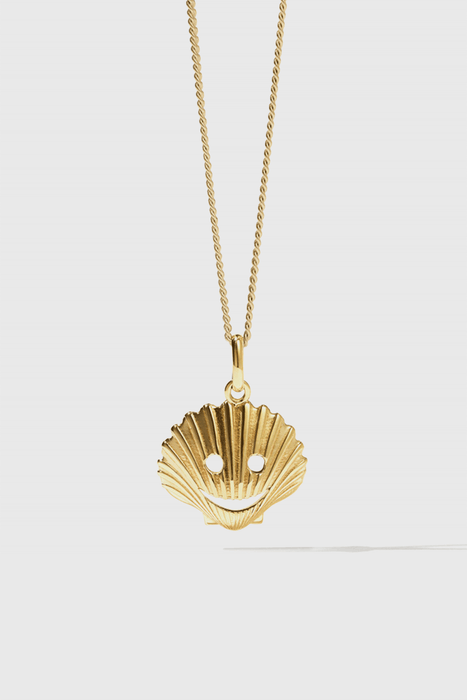 Meadowlark x Nell Shell Necklace - 23ct Gold Plated