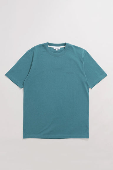 Johannes Heavy Logo SS T-Shirts - Sea Blue