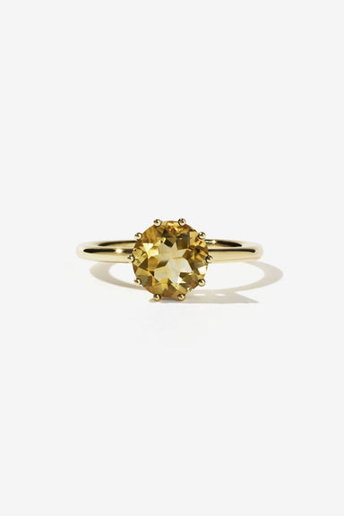 Geneva Ring - Gold Plated / Citrine