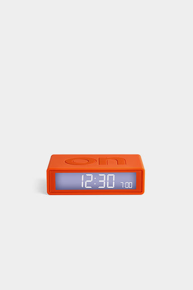 Flip+ Travel Reversible Alarm Clock - Orange