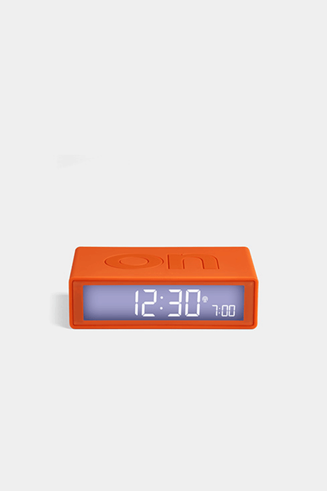 Flip+ Clock Reversible Alarm Clock - Orange