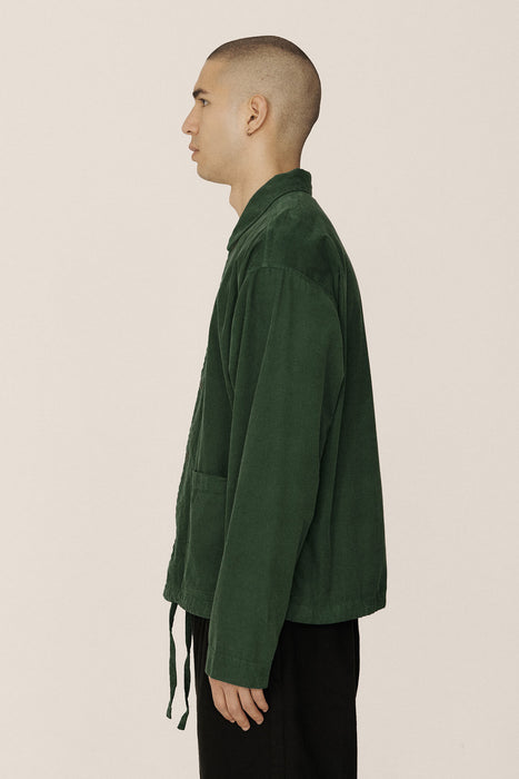 PJ Needlecord Overshirt - Green