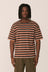 Triple Organic Jersey Stripe T-Shirt - Multi