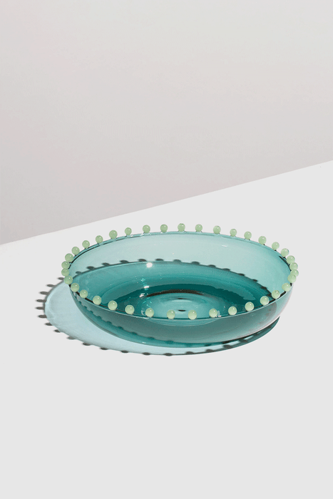 Pearl Platter - Teal + Jade