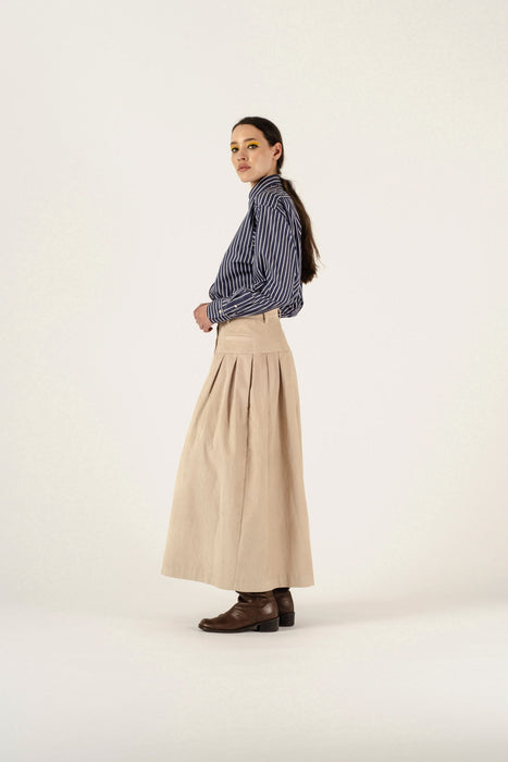 Iris Skirt - Almond Corduroy