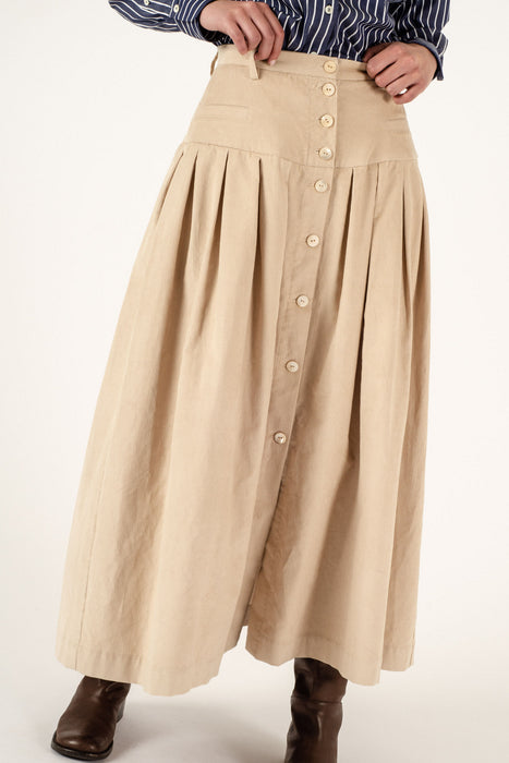 Iris Skirt - Almond Corduroy