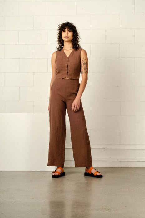 Etta Trouser - Carob