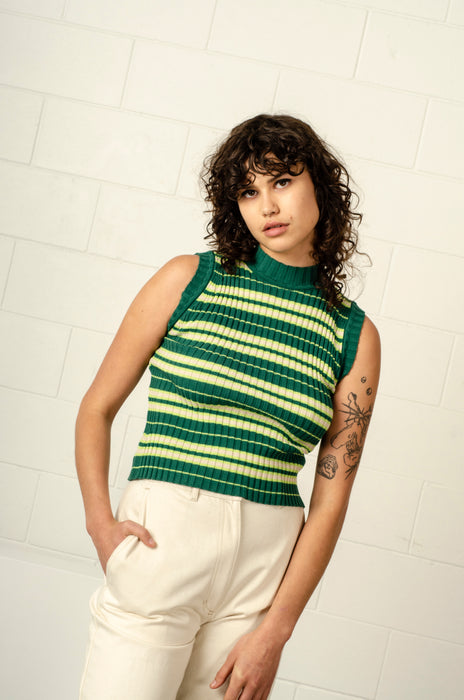 Milham Tank - Sea Stripe