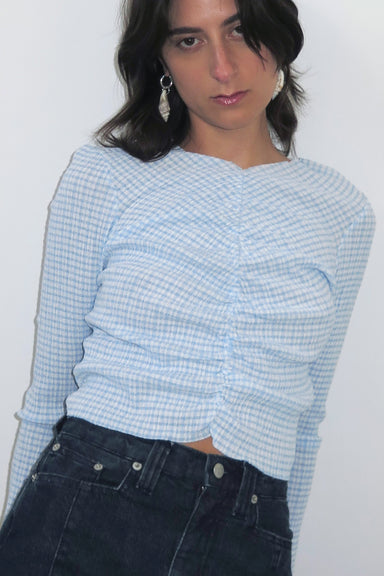 Eternal Top - Blue Gingham