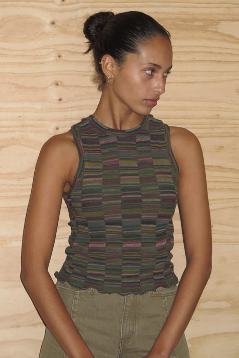 Florescence Tank - Green Multi