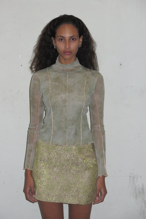 Moss Turtleneck - Sage