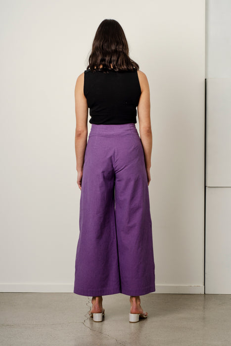 Jeane Pant - Amethyst Stripe