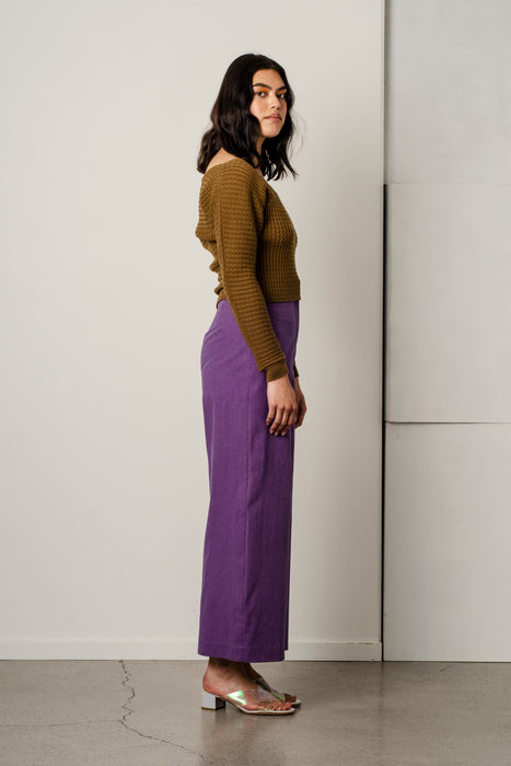 Jeane Pant - Amethyst Stripe