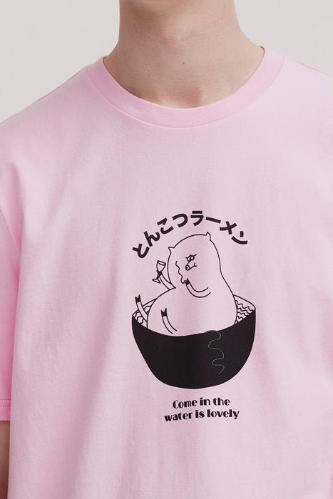 Pork Ramen T-Shirt - Pink