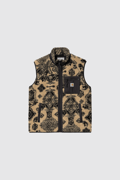 Prentis Vest Liner - Verse Jacquard / Dusty H Brown / Soot / Black