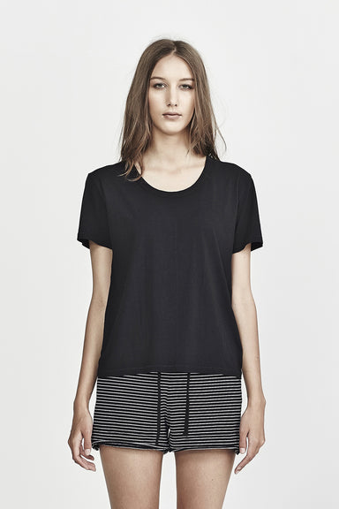 Relaxed Jersey Tee - Black