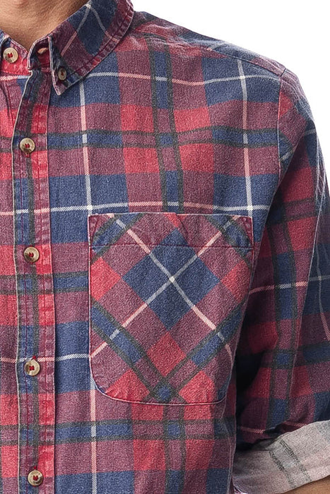 Tradie Check Shirt - Blue/Red