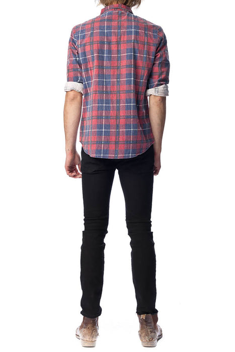 Tradie Check Shirt - Blue/Red